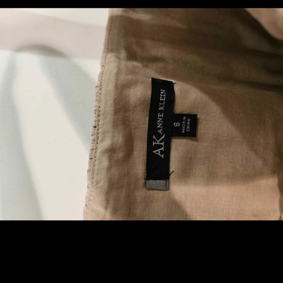 Women's Ann Klein Size 6 Fall Dress Worn Once! Paper Pleated Design - Picture 6 of 10